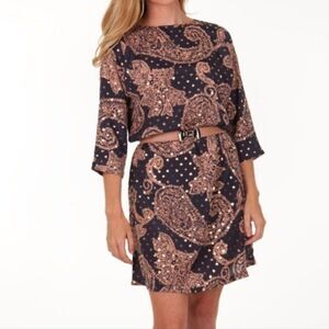 Tracy Negoshian Lela Dress with Belt